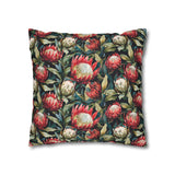 South African Protea Spun Polyester Pillowcase - Shipped from UK/USA/AUS