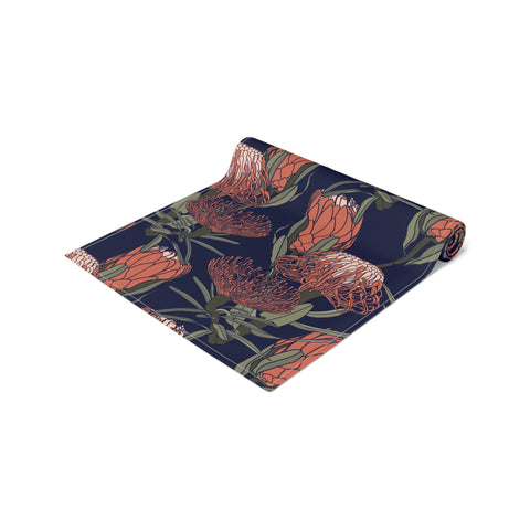 Protea South Africa Table Runner (Cotton, Poly)South African Protea Table decoration, African decor