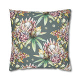 South African Protea Spun Polyester Pillowcase