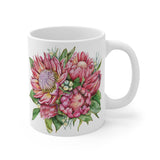 Protea South African 11oz White Mug