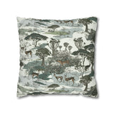 African Safari springoks and animal print Pillowcase Cover only - no filling is included