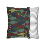 South African Ethnic Print Spun Polyester Pillowcase - Shipped from UK/USA/AUS