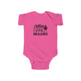 Chilling and Braaing Baby Bokkie South Africa Baby  Jersey Bodysuit