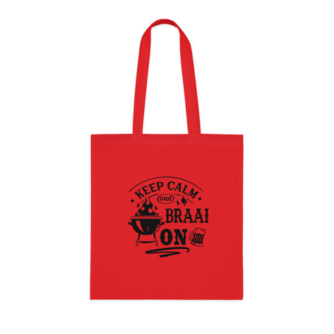 Keep Calm and Braai on South African Cotton Tote