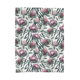 Protea South Africa Velveteen Plush Blanket