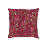 South African Protea Square Pillow