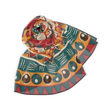 Poly Scarf African Print