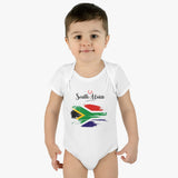 Short-sleeved Baby Bodysuit Love South Africa Baby Bok Babygrow - Shipped from the USA