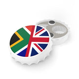 Bottle Opener South African UK flag