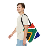 South African Flag Tote Bag South African Print Protea