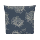 South African Protea print Cotton Cosmetic Bag