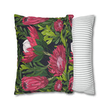 South African Protea Pillowcase Cover only - no filling is included