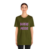 Boere Meisie South African Unisex Jersey Short Sleeve Tee Afrikaans