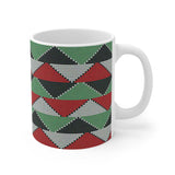 South African Ethnic print Ceramic Mug 15oz - Dispatched from UK