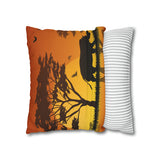 African sunset - Rhino Pillowcase Cover only - no filling is included