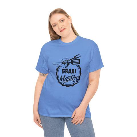 South African Braai Master Shirt,  Afrikaans / Braai Unisex Heavy Cotton Tee