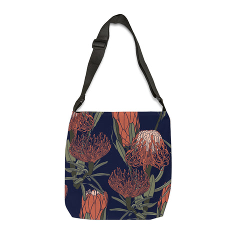 South African Protea Tote bag African print design Protea Adjustable