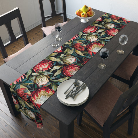 Protea South Africa Table Runner (Cotton, Poly)South African Protea Table decoration, African decor