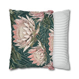 South African Protea Spun Polyester Pillowcase -Pillow not included