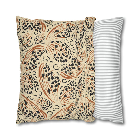 African abstract Leopard print Pillowcase Cover only - no filling is included