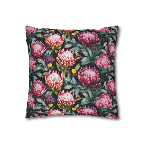 South African Protea Spun Polyester Pillowcase