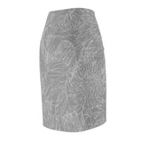 South African Protea Women's Pencil Skirt