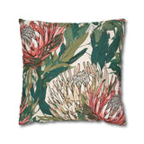 South African Protea Spun Polyester Pillowcase -Pillow not included