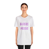 Boere Meisie South African Unisex Jersey Short Sleeve Tee Afrikaans