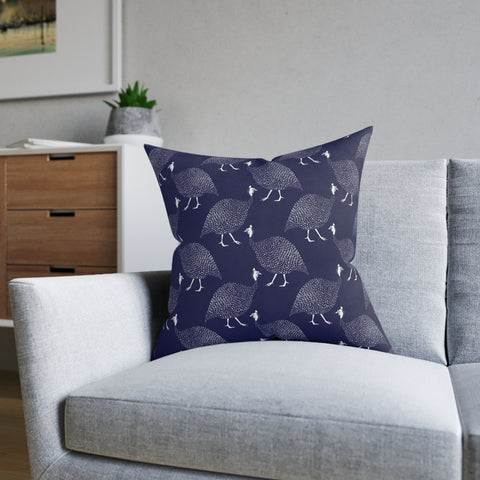 South African Guinea fowl Square Pillow