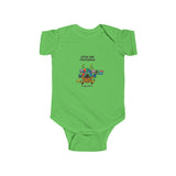 Little Mr  Vuvuzela Laduma South African Baby Jersey Bodysuit