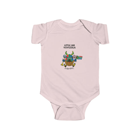 Little Mr  Vuvuzela Laduma South African Baby Jersey Bodysuit