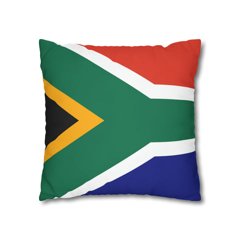 South African Flag Pillowcase Cover only - no filling is included