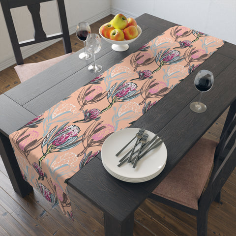 Table Runner (Cotton, Poly)South African Protea