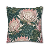 South African Protea Spun Polyester Pillowcase -Pillow not included