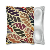 South African abstract leaves and design Pillowcase Cover only - no filling is included