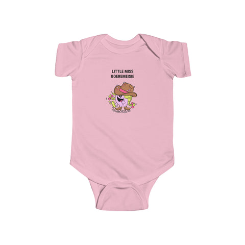 Little Miss Boeremeisie South African Baby Jersey Bodysuit