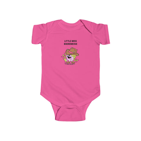 Little Miss Boeremeisie South African Baby Jersey Bodysuit