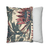 South African Protea Spun Polyester Pillowcase -Pillow not included