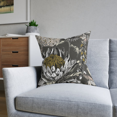 South African Protea Square Pillow