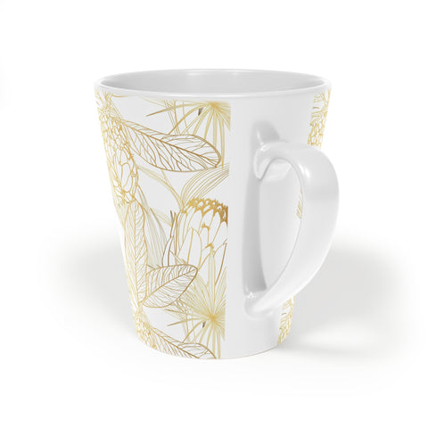 Latte Mug, 12oz Protea