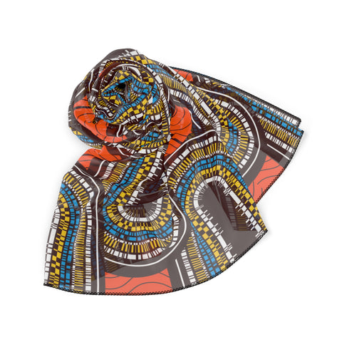 Poly Scarf African print