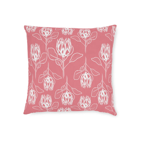 South African Protea Square Pillow