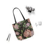 South African Protea Polyester Canvas Tote Bag