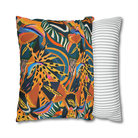 African abstract animal print Pillowcase Cover only - no filling is included