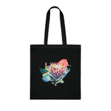 South African Afrikaans Protea Cotton Tote