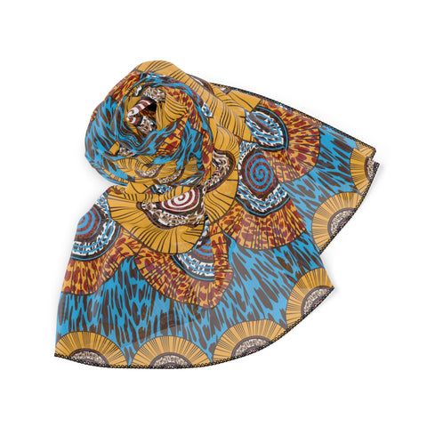 Poly Scarf African Print