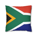 South African Flag Pillowcase Cover only - no filling is included