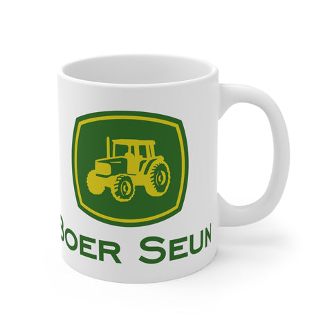 South African Boer Seun 11oz White Mug - 1 Mug Shows both sides