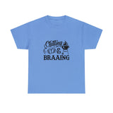 South African Chilling and Braaing Shirt,  Afrikaans / Braai Unisex Heavy Cotton Tee