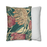 South African Protea Spun Polyester Pillowcase -Pillow not included